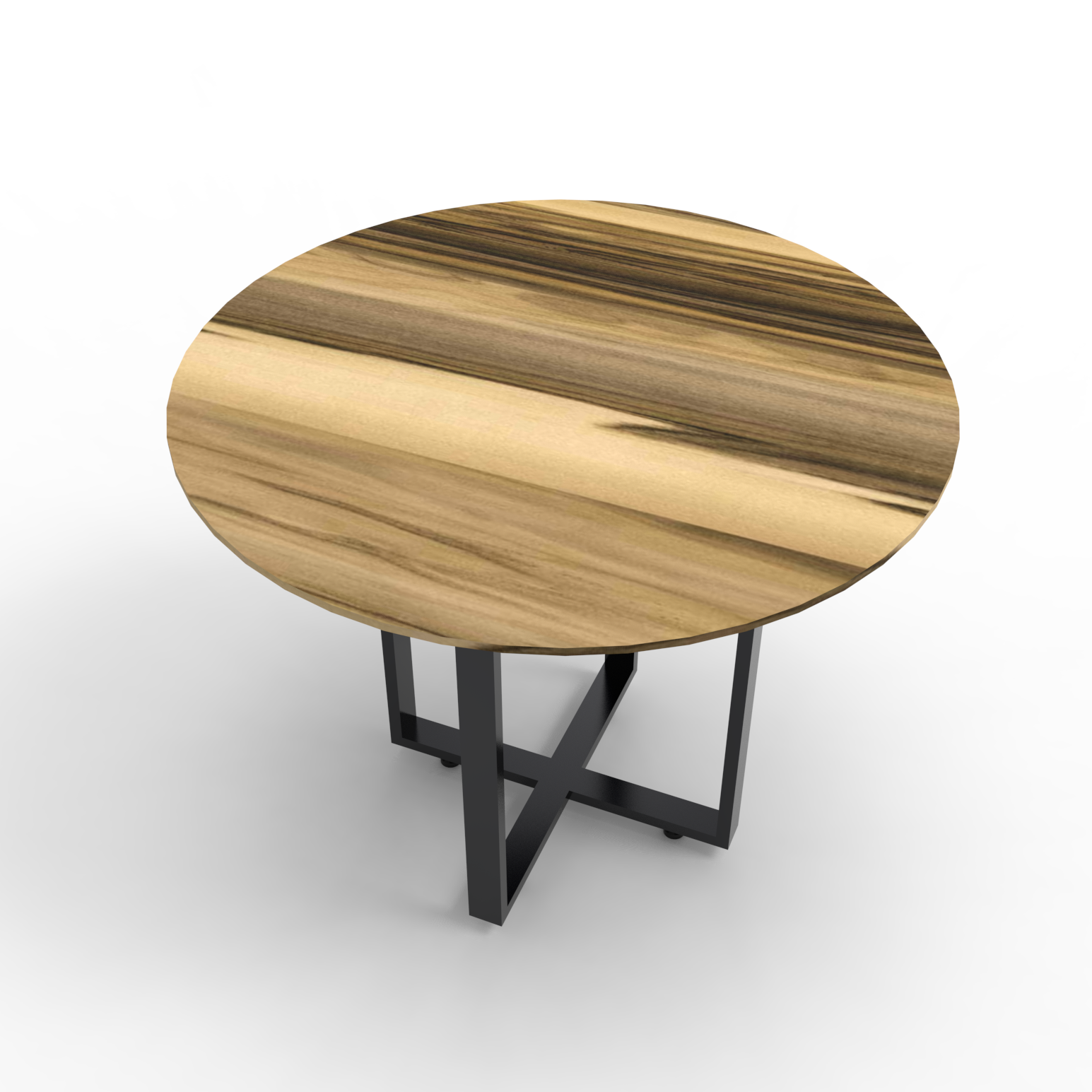 MESA COMEDOR MADERA DURA REDONDA