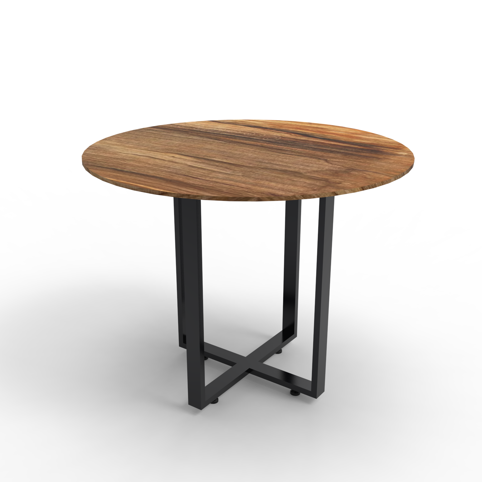 MESA COMEDOR MADERA DURA REDONDA - Imagen 3