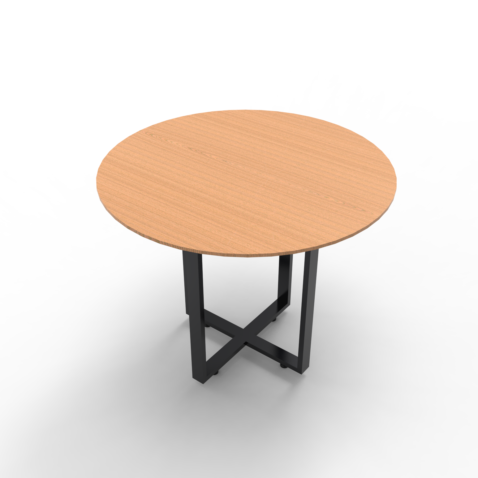 MESA COMEDOR MADERA DURA REDONDA - Imagen 4