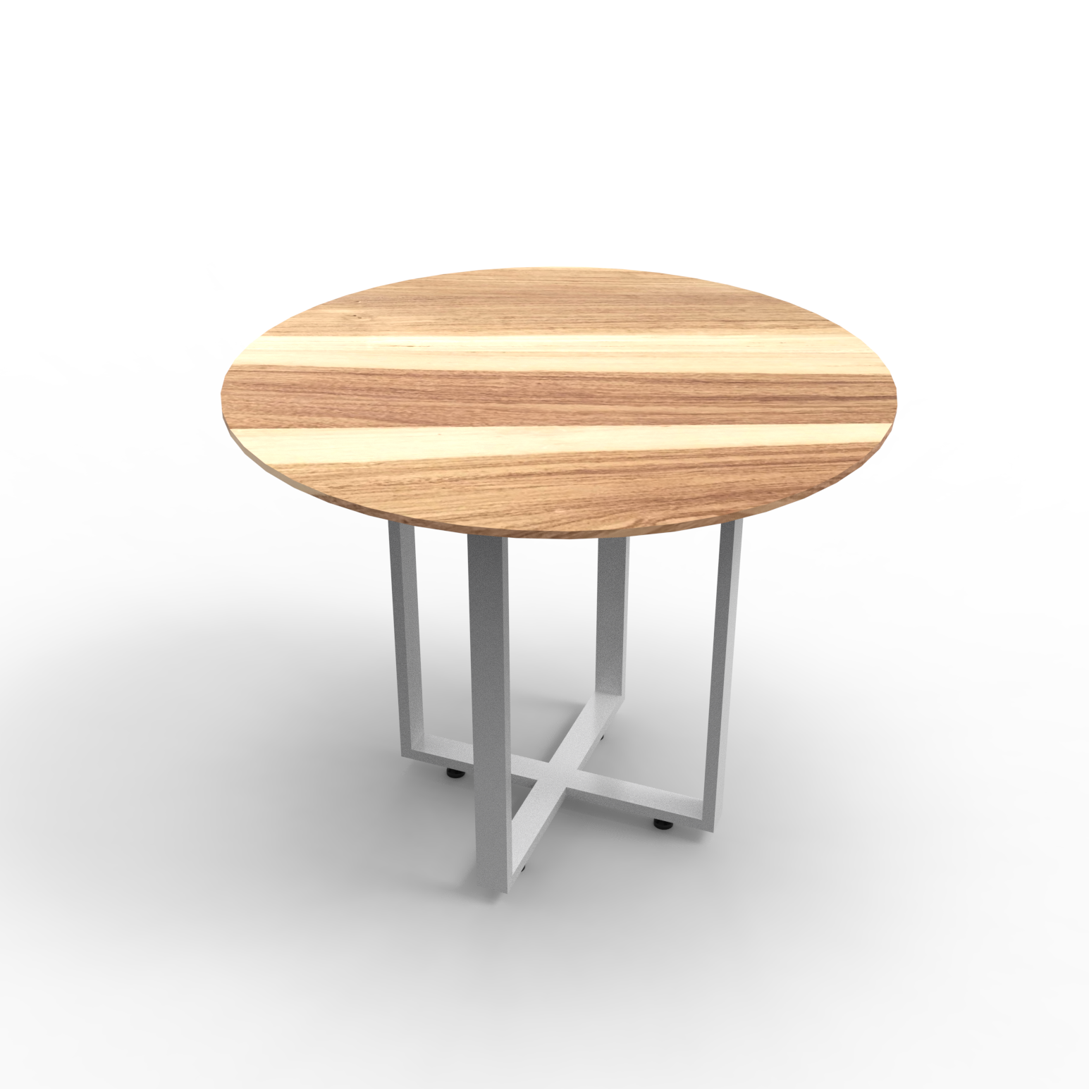MESA COMEDOR MADERA DURA REDONDA - Imagen 5