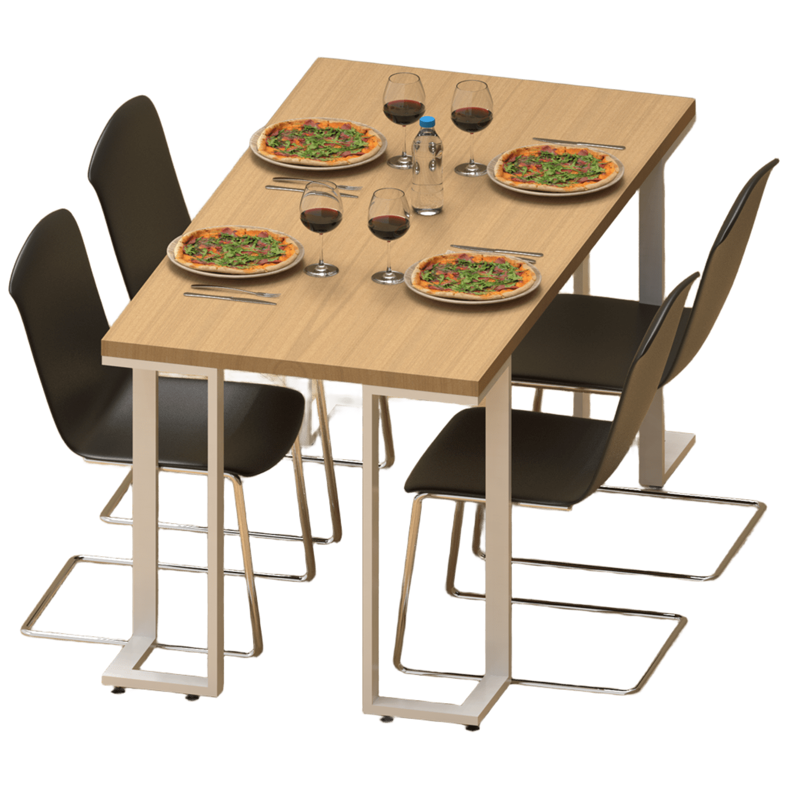 MESA COMEDOR MADERA DURA - Imagen 7